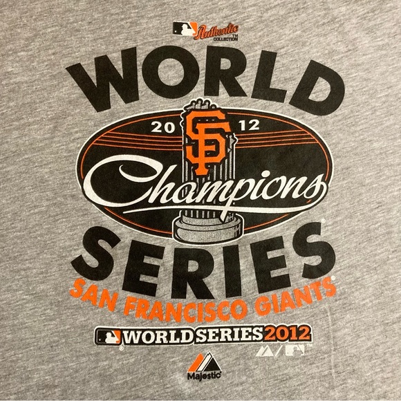 SF Giants World Series 2010, 2012 T-Shirts - Picture 2 of 10